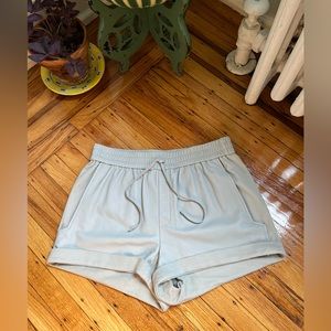 Helmut Lang Lounge Wear Leather Short